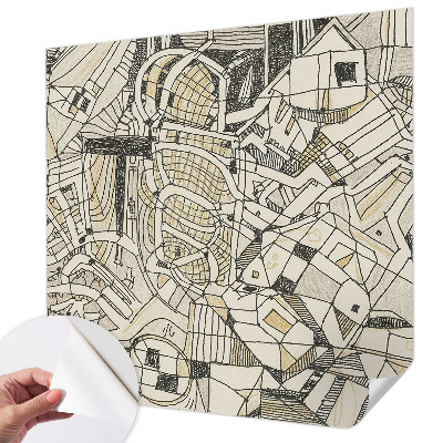 Samolepiaca fototapeta do detskej izby Geometrická abstrakcia