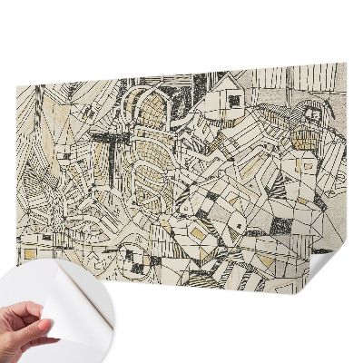 Samolepiaca fototapeta do detskej izby Geometrická abstrakcia