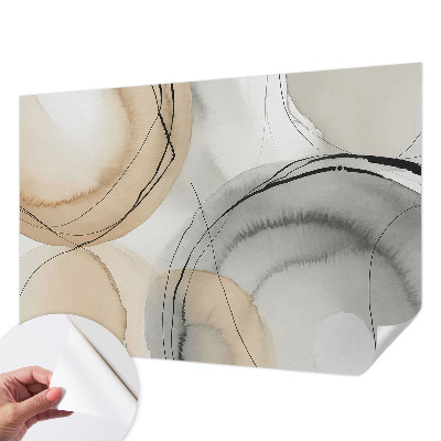 Samolepiaca fototapeta do obývačky Geometrická harmónia