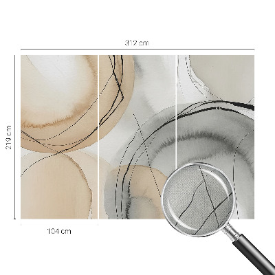 Samolepiaca fototapeta do obývačky Geometrická harmónia