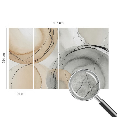 Samolepiaca fototapeta do obývačky Geometrická harmónia