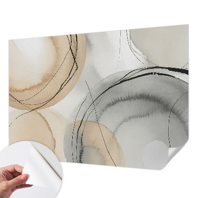 Samolepiaca fototapeta do obývačky Geometrická harmónia