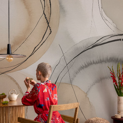 Samolepiaca fototapeta do obývačky Geometrická harmónia