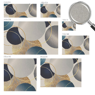 Detská fototapeta Kreatívne kruhy