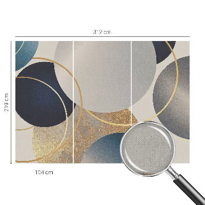 Detská fototapeta Kreatívne kruhy