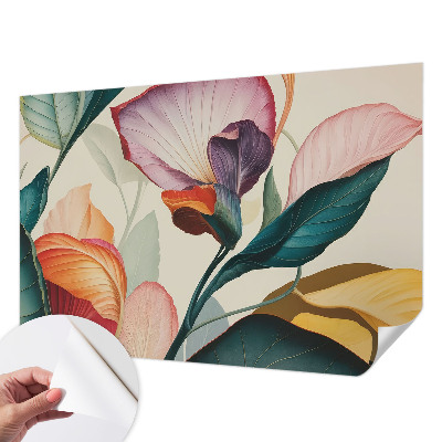 Detská fototapeta na stenu Farebné kvety