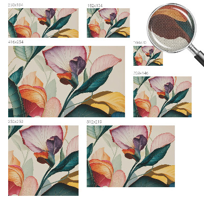 Detská fototapeta na stenu Farebné kvety