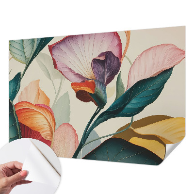 Detská fototapeta na stenu Farebné kvety