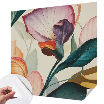 Detská fototapeta na stenu Farebné kvety