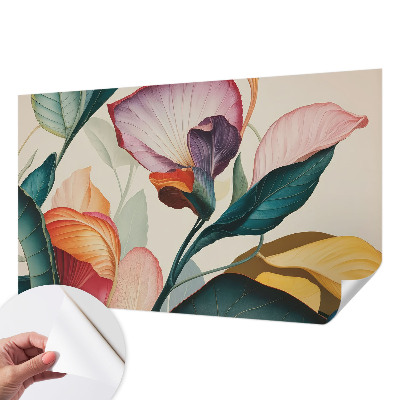 Detská fototapeta na stenu Farebné kvety