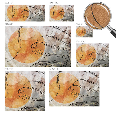 Tapeta do obývačky Harmonická abstrakcia