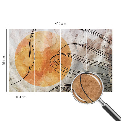 Tapeta do obývačky Harmonická abstrakcia