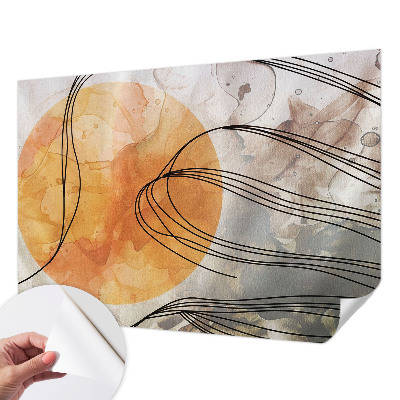 Tapeta do obývačky Harmonická abstrakcia