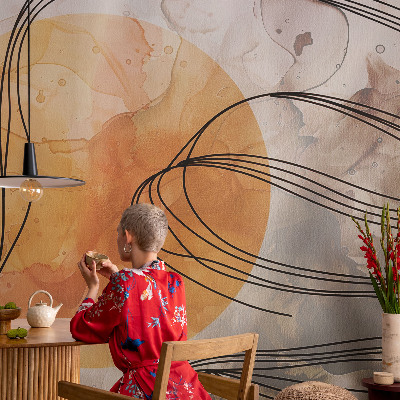 Tapeta do obývačky Harmonická abstrakcia