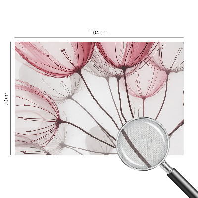 Fototapeta pre chlapca Kvetinové siluety