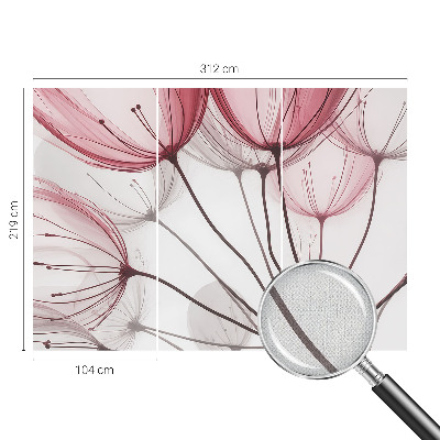 Fototapeta pre chlapca Kvetinové siluety