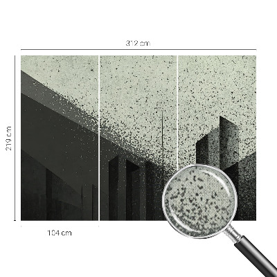 Samolepiaca fototapeta Geometria mesta