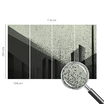 Samolepiaca fototapeta Geometria mesta