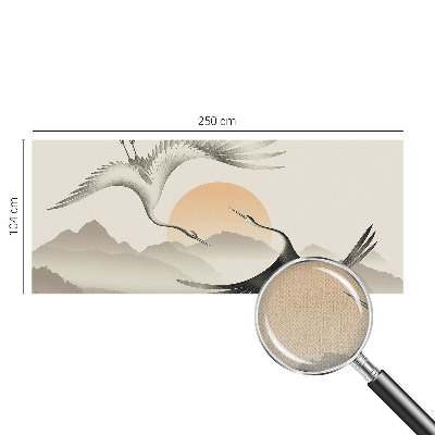 Fotografická tapeta do detskej izby Východné žeriavy