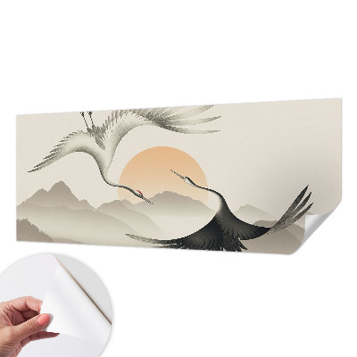 Fotografická tapeta do detskej izby Východné žeriavy