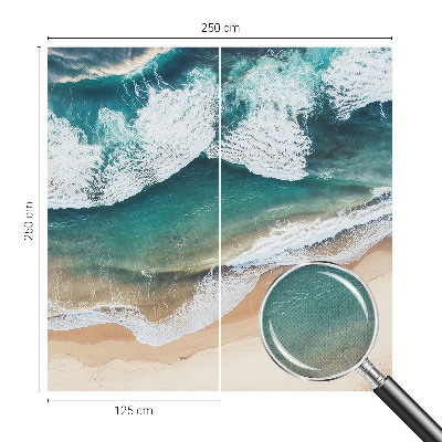 Samolepiaca fototapeta Morské vlny