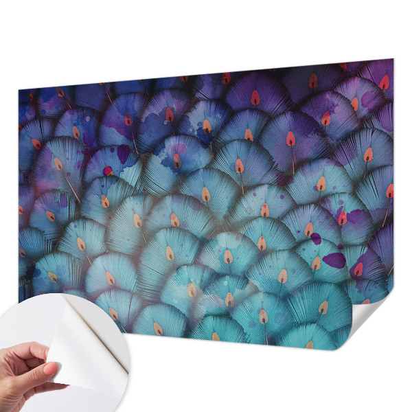 3D tapeta na stenu Farebné perie