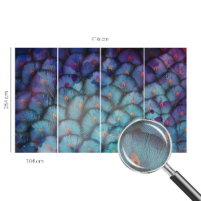 3D tapeta na stenu Farebné perie