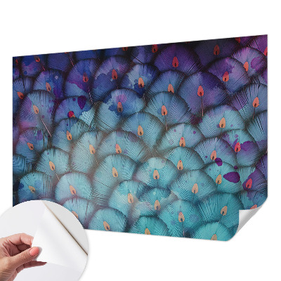 3D tapeta na stenu Farebné perie