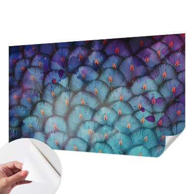 3D tapeta na stenu Farebné perie