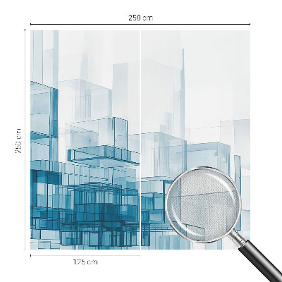 3D tapeta Priehľadné kocky