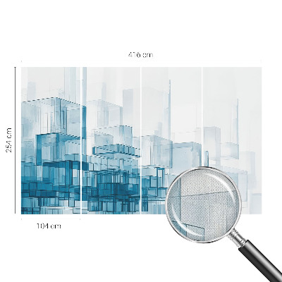 3D tapeta Priehľadné kocky