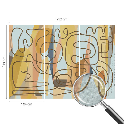 Detská fototapeta na stenu Abstraktné tvary