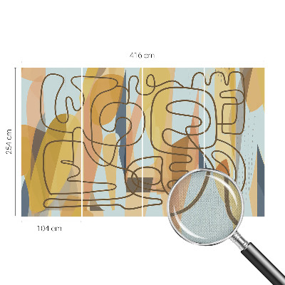 Detská fototapeta na stenu Abstraktné tvary