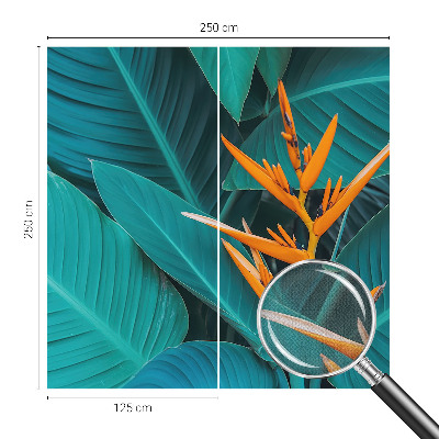 Fototapeta do detskej izby Listnaté kvety