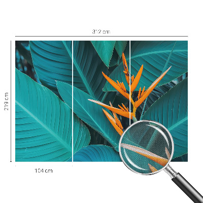 Fototapeta do detskej izby Listnaté kvety