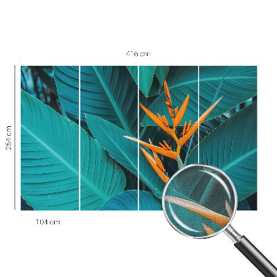 Fototapeta do detskej izby Listnaté kvety