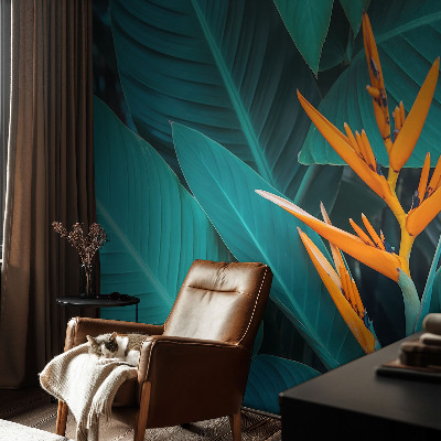 Fototapeta do detskej izby Listnaté kvety