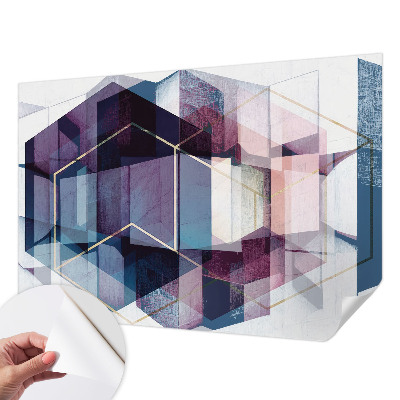 Tapeta do obývačky Geometrické kocky