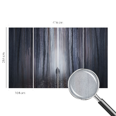 Moderná tapeta na stenu Lesné ticho