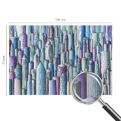 Samolepiaca fototapeta do obývačky Mestské mrakodrapy