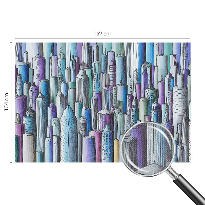 Samolepiaca fototapeta do obývačky Mestské mrakodrapy