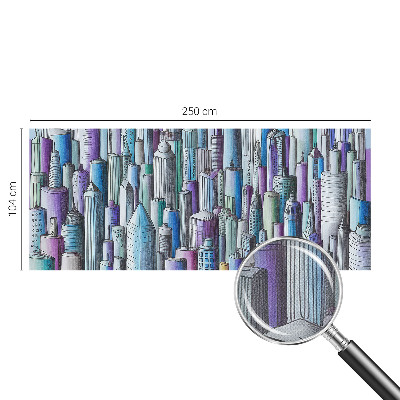 Samolepiaca fototapeta do obývačky Mestské mrakodrapy