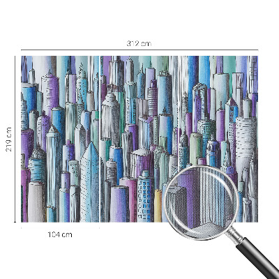 Samolepiaca fototapeta do obývačky Mestské mrakodrapy