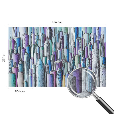 Samolepiaca fototapeta do obývačky Mestské mrakodrapy