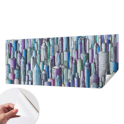 Samolepiaca fototapeta do obývačky Mestské mrakodrapy