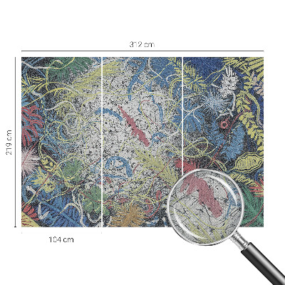 3D fototapeta Rastlinné víry