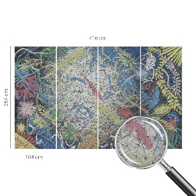 3D fototapeta Rastlinné víry