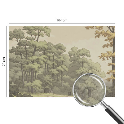 3D tapeta na stenu Lesná idylka