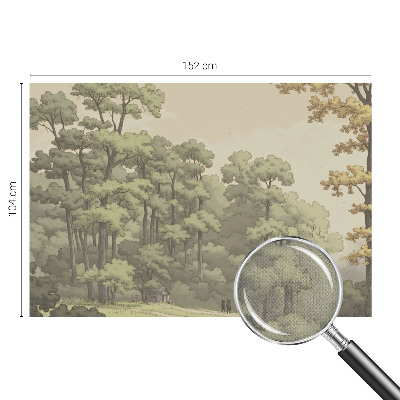 3D tapeta na stenu Lesná idylka