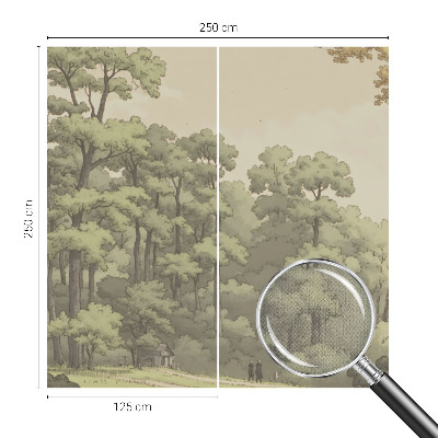 3D tapeta na stenu Lesná idylka